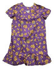 Anthony Richards House Sun Dress Purple Yellow Sunflowers Size 3X MuMu