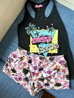 Forever 21 Set Canottiera e Pantaloncini Barbie Donna Medium