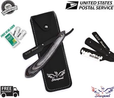 BARBER SALON STRAIGHT CUT THROAT SHAVING RAZOR SHAVETTE RASOIRS RASOI 10 BLADES