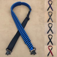 Eslinga de caza/rifle/arma hecha a mano Paracord 100 % hecha en Estados Unidos varios colores