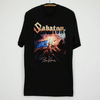 Sabaton Primo Victoria Gift Cotton Men Black T- Shirt All Size S to 5XL