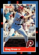 1988 Donruss #412 Greg Gross