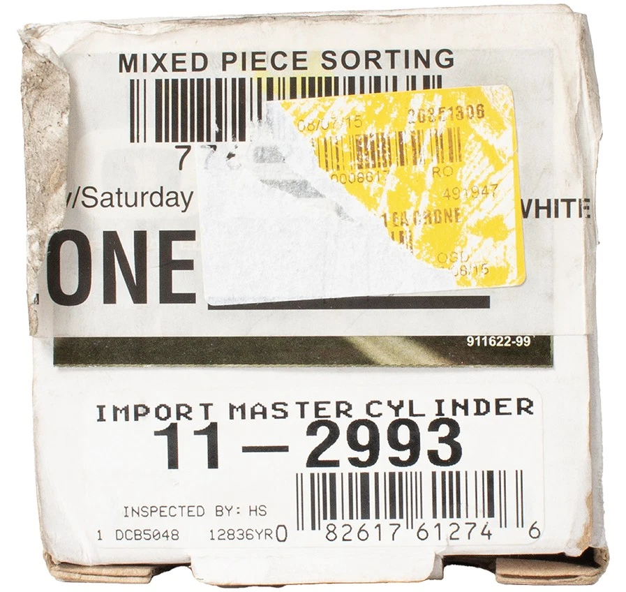 Cilindro maestro de freno Wearever para Hyundai Santa Fe 2001-06 número de pieza 11-2993 Foto 4 de 4