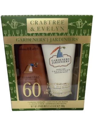 Crabtree & Evelyn Gardeners Hand Therapy & Scrub Duo   60-Sekunden Fix Für Hände