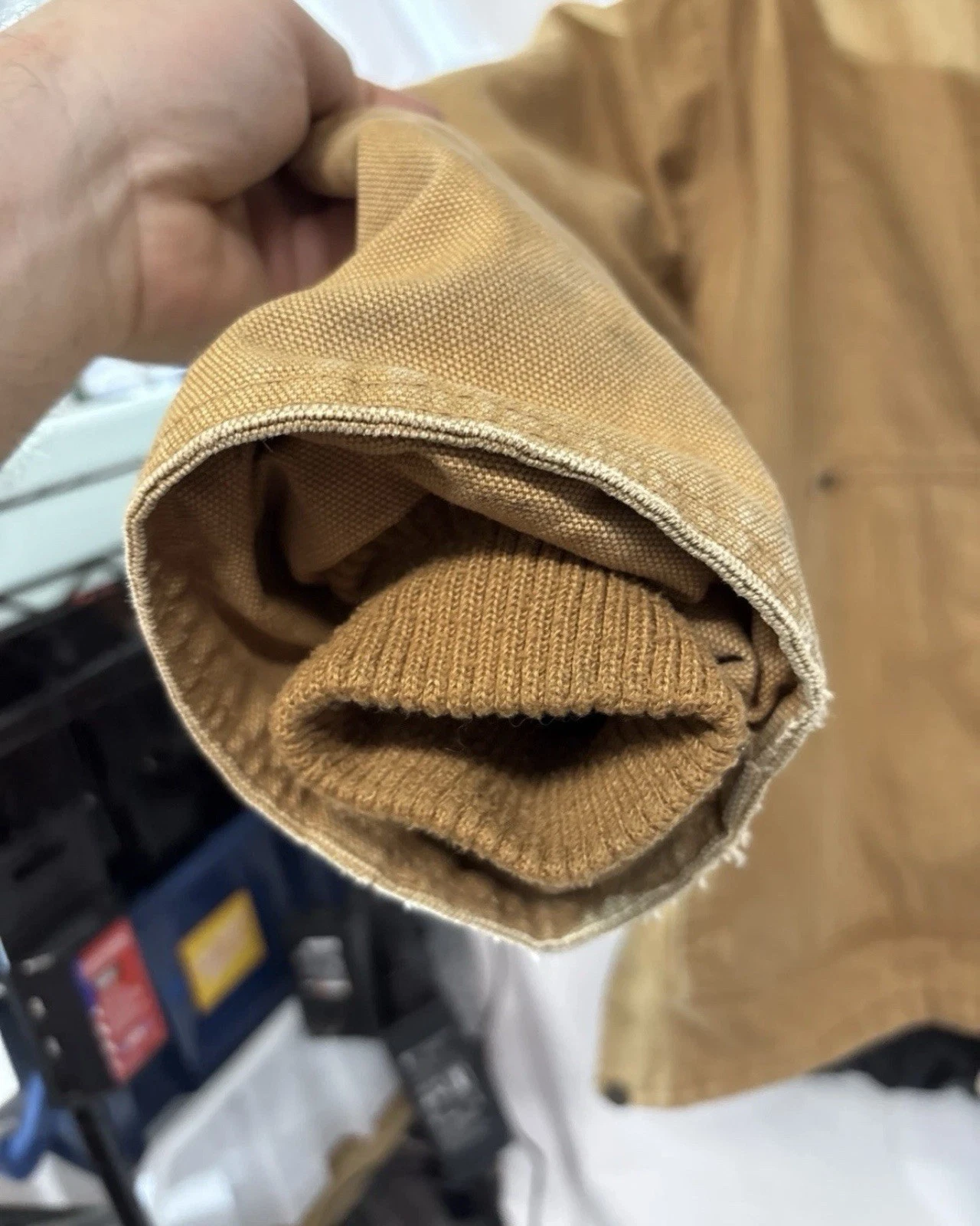 Vintage Walls Blizzard Pruf Men's Hunting Work Brown Jacket Size LG Regular - product detail image 4