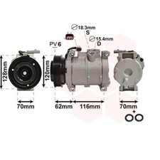 Kompressor Klimaanlage für Chrysler Voyager IV 2.8 CRD 2.5