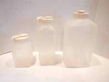 Rubbermaid Drink Container Almond Flip Top Lid 2 Quart  -  1 Quart  -  1 Pint