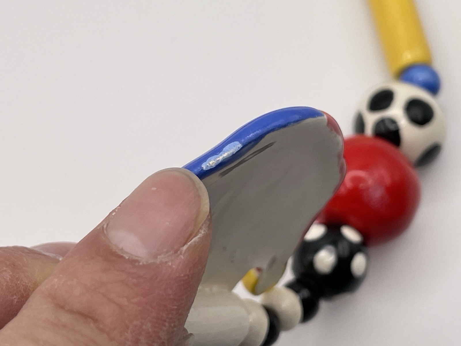 Ruby Z Candace Loheed Ceramic Clown Necklace Some… - image 6