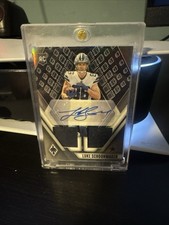 2023 Panini Phoenix Luke Schoonmaker Rookie Rising Silver Color Match RPA #d/199