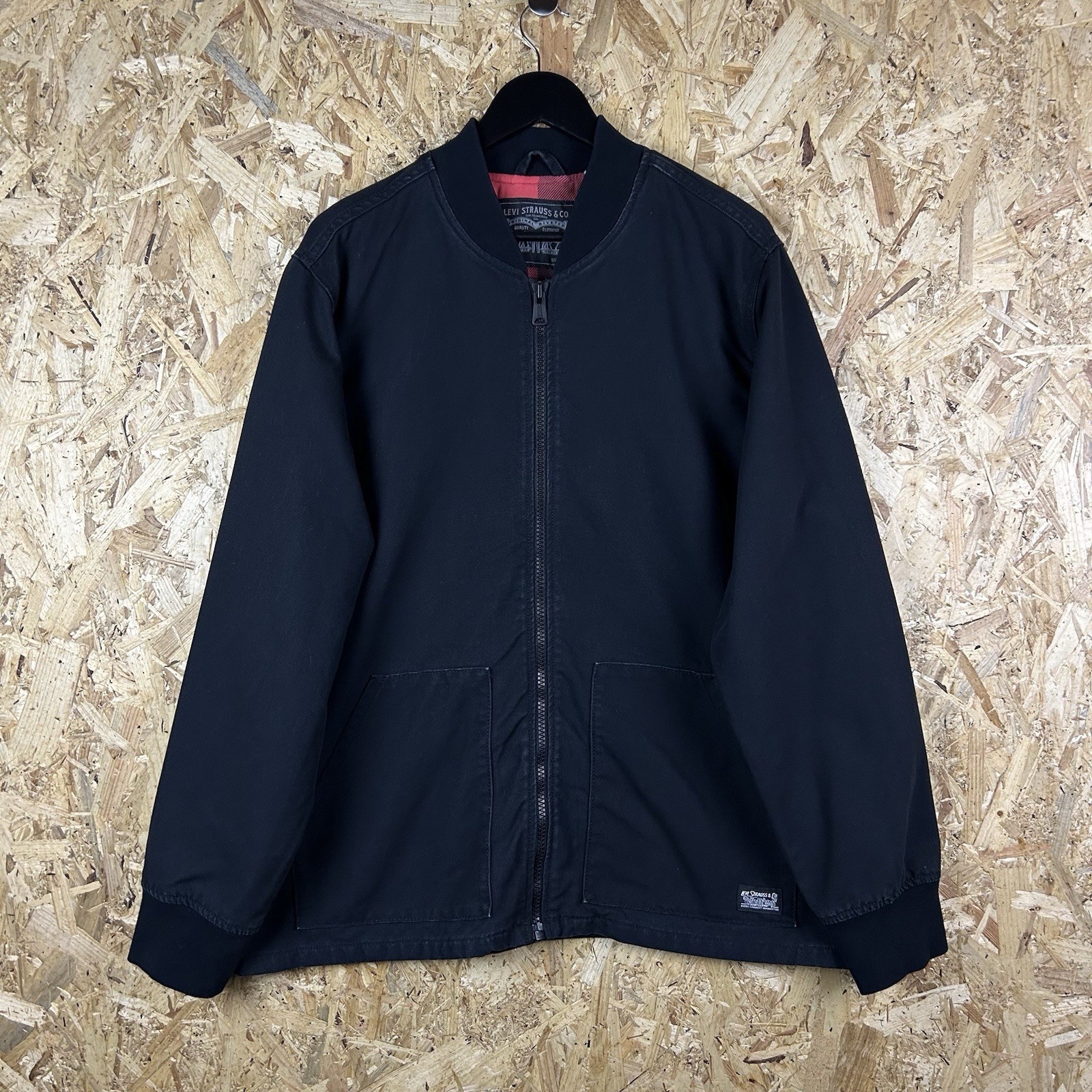 Levi’s Jacket Bomber Hunters Point Worker Black XL - image 1