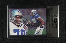 BAS 1995 Flair Leon Lett #55 Seal of Authenticity Auto 3c7