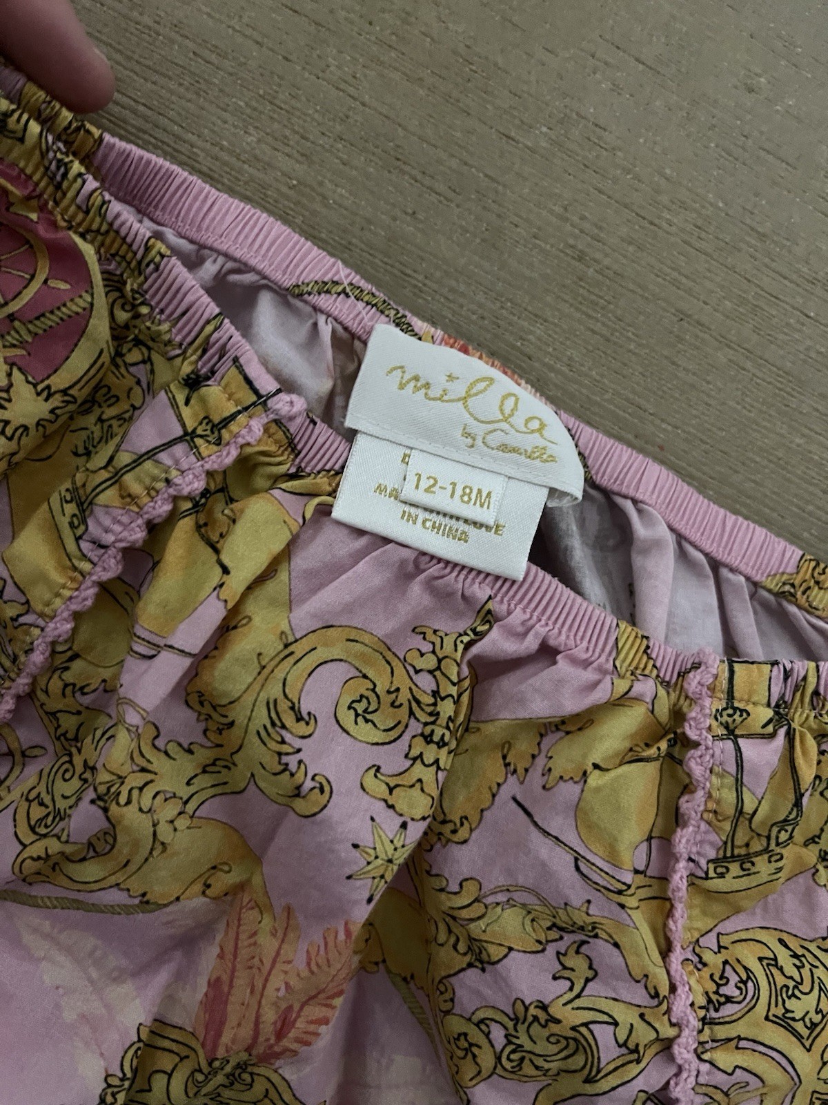 Milla By Camilla Mermaid Motel Girl Top And Bloomers Set 12-18 Months