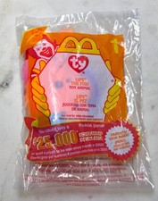 McDonald's Ty Teenie Beanie Baby 2000 1 Lips the Fish Unopened W/Tag