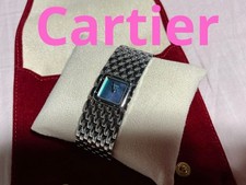 Cartier 2420 Panther Ruban Blue Shell Operation Check Bonus Included