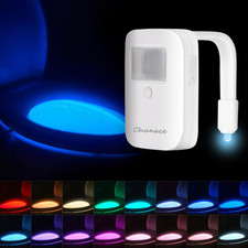 Rechargeable Toilet Night Light with Motion Activated Sensor, 16 Colors LED Nigh