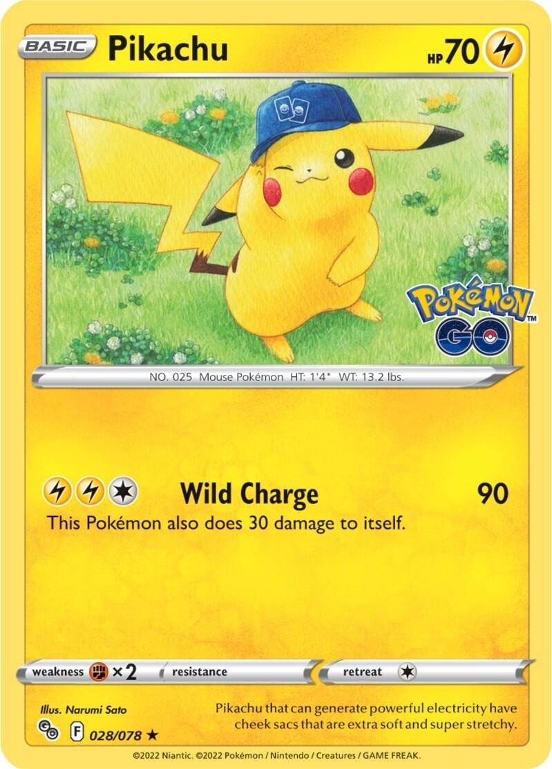 Pikachu (28) [PGO - 028/078 Pokemon]