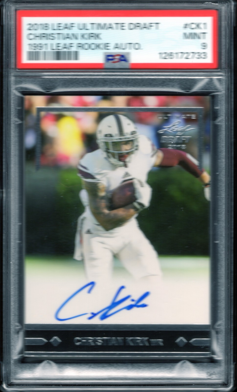 Christian Kirk Leaf Ultimate Draft 1991 Leaf Rookie Autograph #CK1 Base