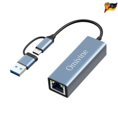 USB C Ethernet Adapter USB 3 0 RJ45 LAN 1000 Mbps