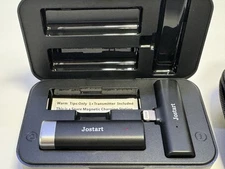 JOSTART Wireless Lavalier Microphone for iPhone iPad with Charging Case