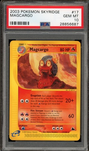 Magcargo graded PSA 10 for sale on eBay