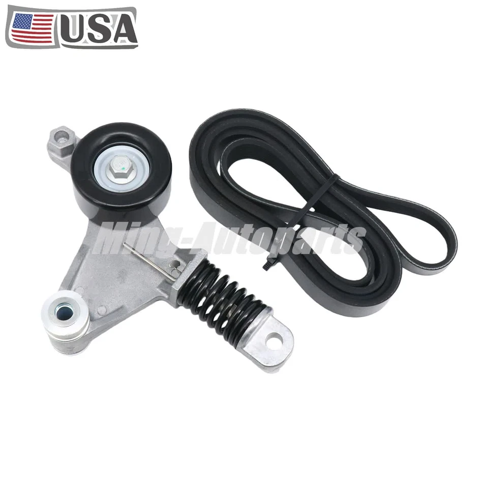 Se adapta a Toyota RAV4 Camry Pontiac Scion 2.4L Accesorio Tensor de correa de transmisión y correa Foto 2 de 4