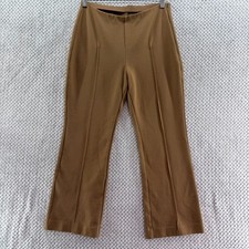 Everlane Pants Womens L Brown The Dream Trouser Pullon Mid Rise Straight Pintuck