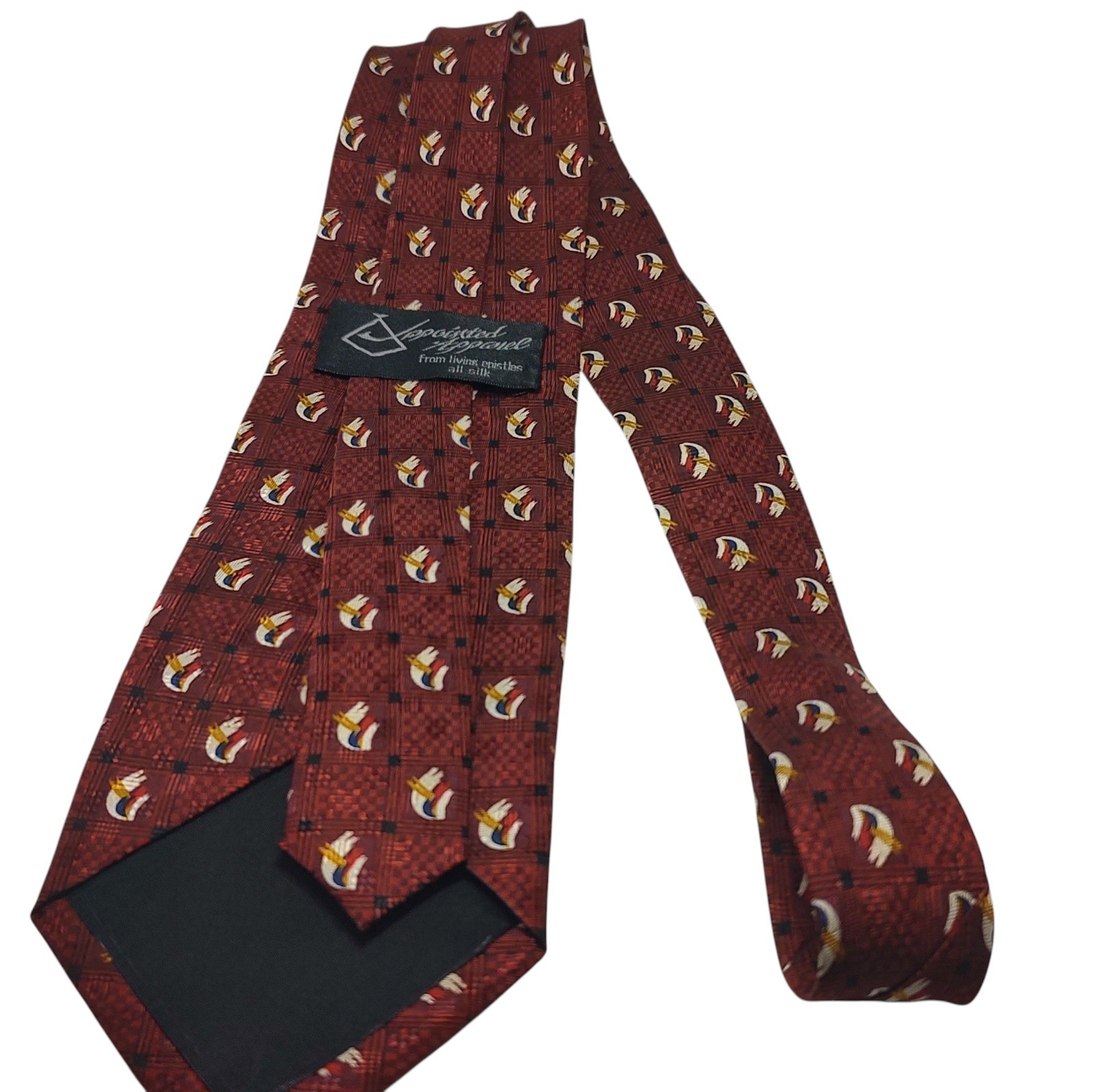 Vintage Appointed Apparel Silk Tie Mens Let Your Light Shine Verse Made  Korea ￼