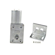 370WG DC Electric Motor Metal Mounting Bracket Fixed Seat 1RPM 24V