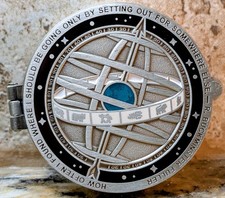 2016 Geocaching HQ Lackey Armillary Sphere Geocoin - Unactivated