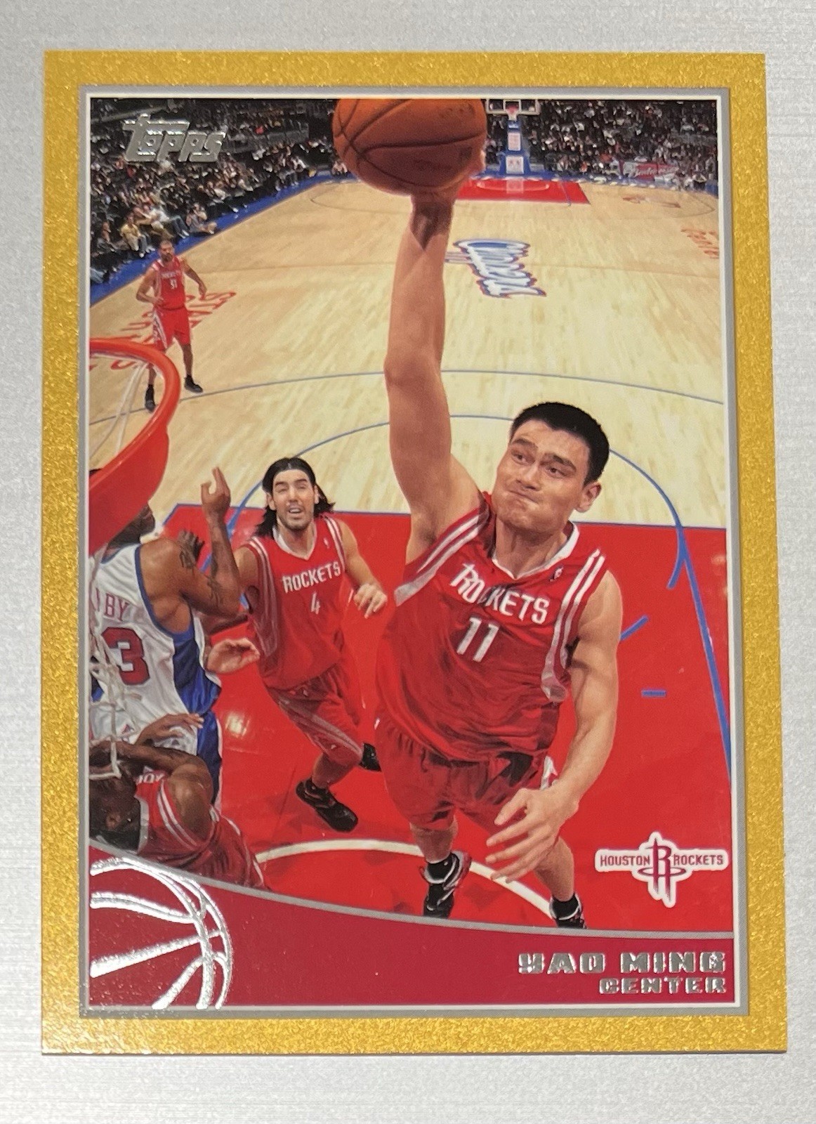 YAO MING 2009-10 Topps GOLD Card #93 - 1846/2009