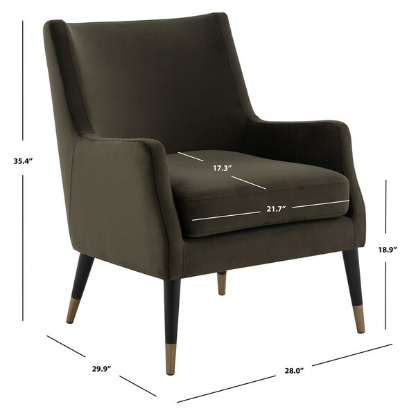 Safavieh SICILY VELVET ARM CHAIR, Reduced Price 2172781743 KNT7060A