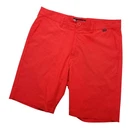 Travis Mathew Shorts Mens 34 Red Solid Golf Performance Stretch Chino 10" Inseam