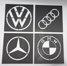 Carpet/Floor Mat Badge Stencils for Detailers/Cleaners *18 Different Car Brands*