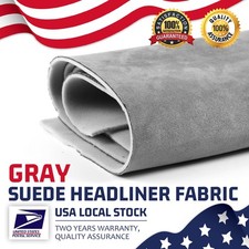 For Dodge Ram 150025003500 Light Grey Suede Headliner Fabric With Foam Backing