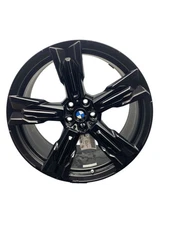 2025 BMW X3 G45 OEM 21x10 1/2 5 Spoke Wheel Rim | Black *Curb Rash*