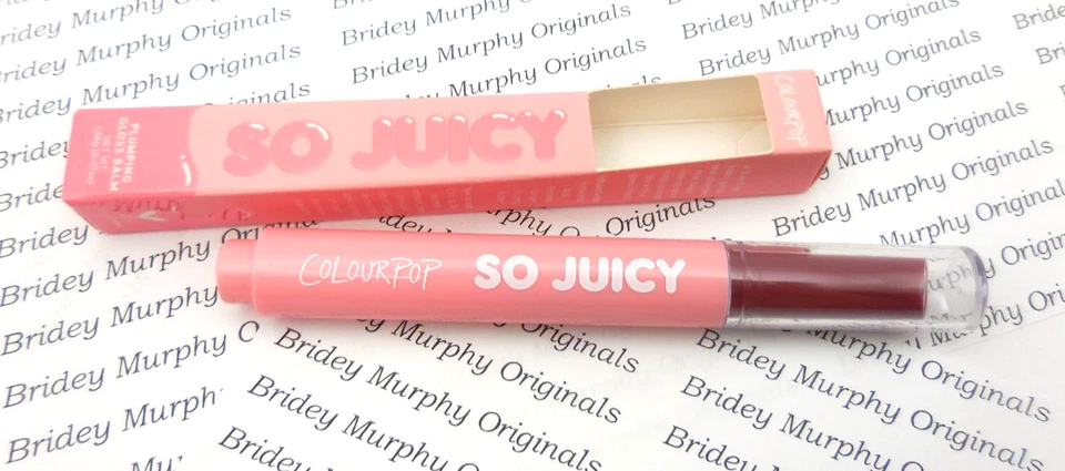 Bálsamo brillante Colorpop So Juicy Plumping en PSL (terracota cálida) 1,88 g NUEVO EN CAJA Foto 2 de 4