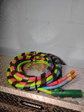 7 Way Trailer Cord 12 FT ABS Electrical Power Cord Heavy Duty Green Straight Pow