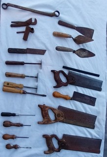 selection of vintage tools includes Spear & Jackson W Turner & John Cockerill