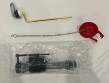 Universal Toilet Tank Repair Kit – Fill Valve, Flapper, Handle – Open Box New