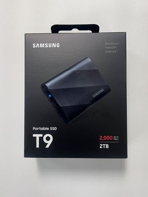 New Samsung T9 Portable 2TB USB 3.2 Gen 2x2 MU-PG2T0B/AM