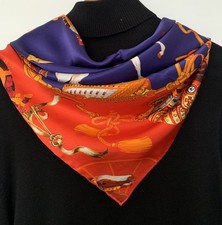 35"x35"Fashion Horse 2 Print Pure Mulberry Satin Silk 12momme Scarf 88x88cm4-6