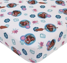 Disney Moana Fitted Crib Sheet 100% Soft Microfiber