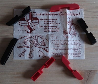Teufelsknoten Geduldsspiel / Puzzle