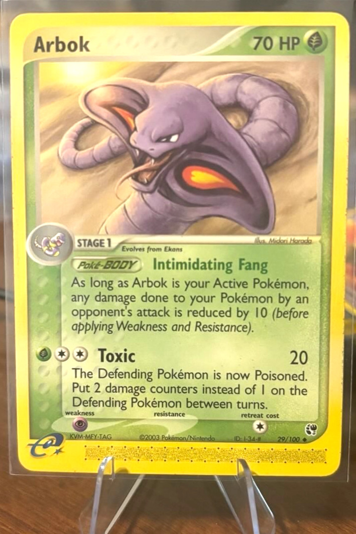 Arbok 29/100 Sandstorm Regular Near Mint Condition Free Shipping Pokemon TCG