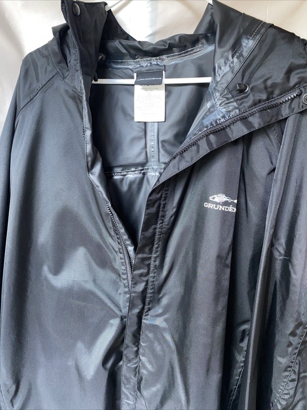 Grundens Gage Burning Daylight Tactical Nylon Jacket Fishing Black Mens  Size 4x