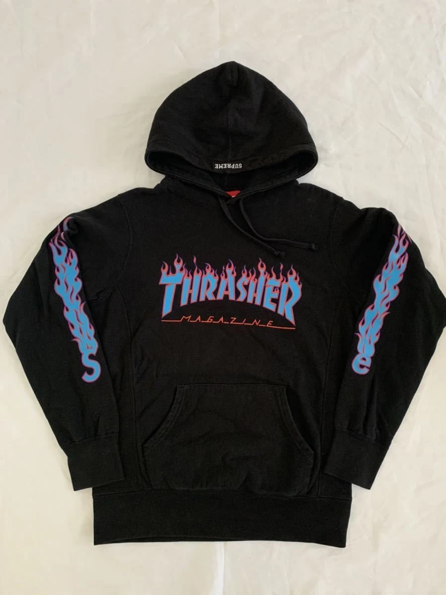 Sweat à capuche Supreme THRASHER 15SS Supreme Thrasher taille S FABRIQUÉ I