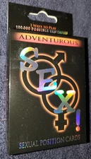 ADULT CARD GAME: ADVENTUROUS SEX! Couples Fun Foreplay Sex Amusement Game