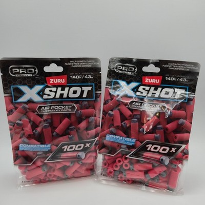 ZURU X-SHOT Air Pocket Pro Darts 200 Count Foam Dart Refill Compatible Blasters