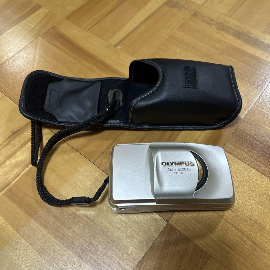 OLYMPUS μ [ mju: ]Zoom 105Deluxe フィルムカメラ OLYMPUS μ ZOOM 105 deluxe フィルムカメラ