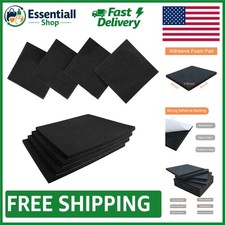 8 Pcs Neoprene Adhesive Foam Pads - 1/4" Thick, Anti-Slip  Waterproof